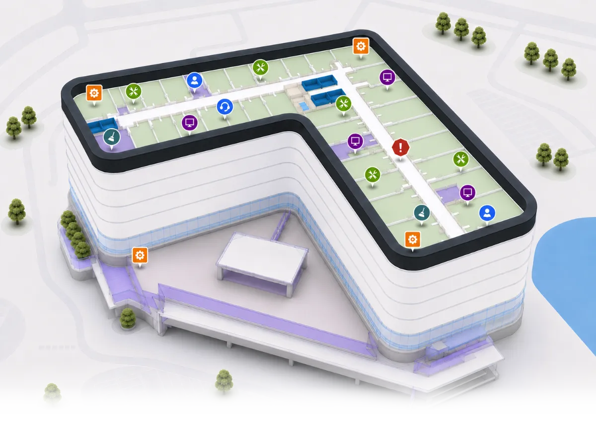 Hotels & resorts map in PIN
